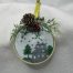 Christmas Dimension Ornament House Embroidery Design