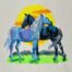 horse romance embroidery design