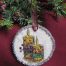 Vintage Christmas Candles Embroidery Design