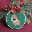 Cute Ornament Reindeer Embroidery