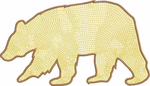 bear embroidery design