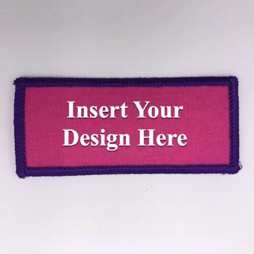 rectangle embroidery patch design file