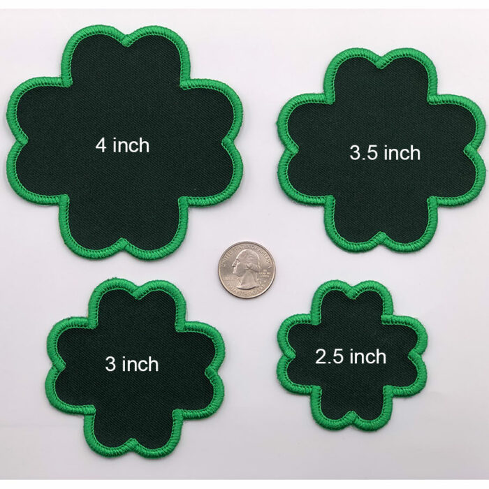 clover patches embroidery design