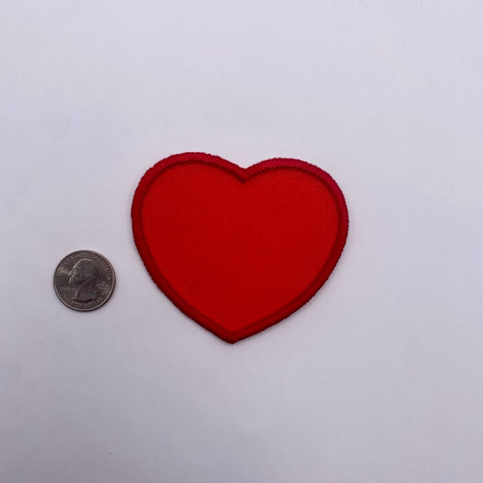 Small Heart Shaped Embroidery Patch Design