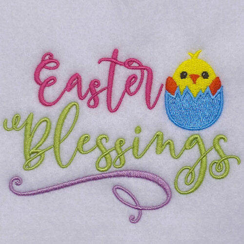 Easter Blessing embroidery design