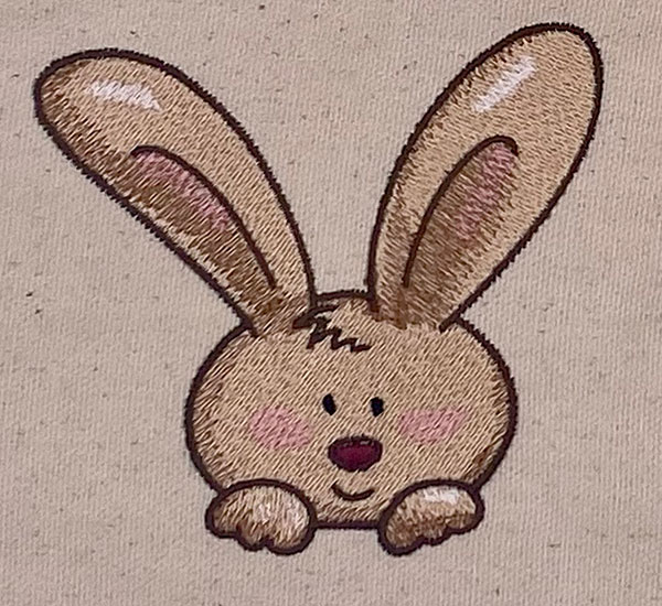 easter bunny embroidery design