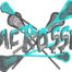 Lacrosse type embroidery design