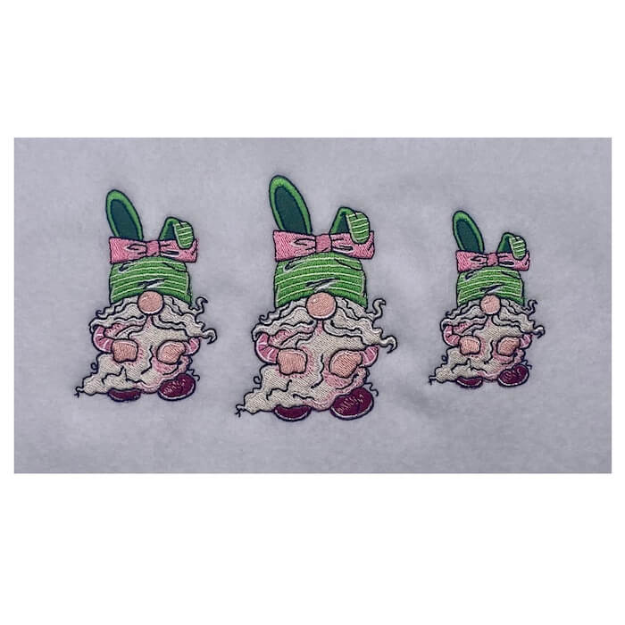 easter gnomes sizes