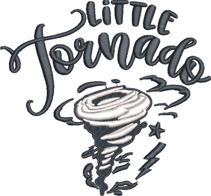 little tornado embroidery design