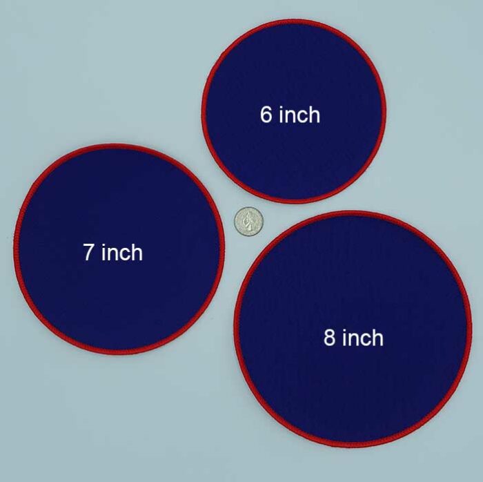 DIY large patch circles