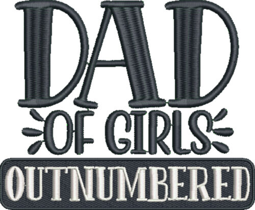 cool dad dad of girls outnumbered