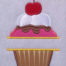 split applique cupcake embroidery design
