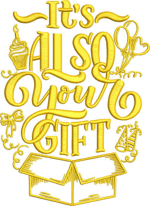 also your gift embroidery design