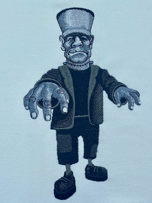 Halloween Gang Frankie embroidery design
