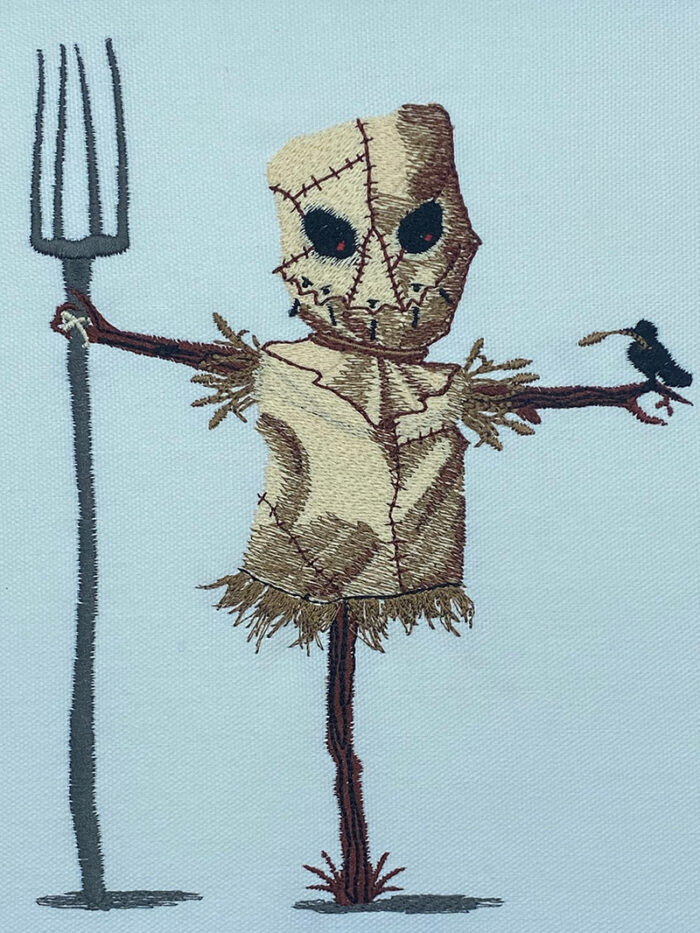 Halloween Gang Scarecrow embroidery design