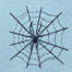 spider web embroidery design
