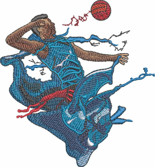 splash mens volleyball embroidery design