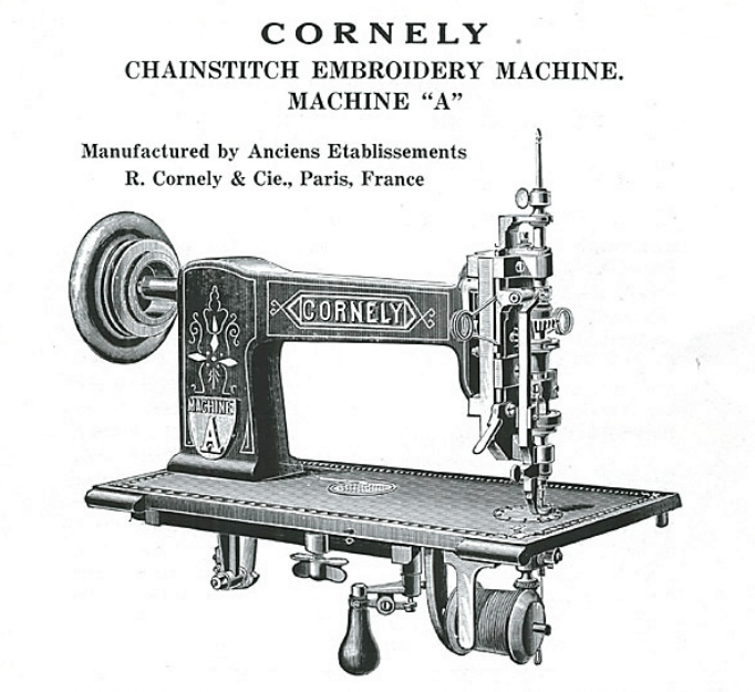 cornely chain stitch machine a