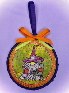 halloween gnome ornament