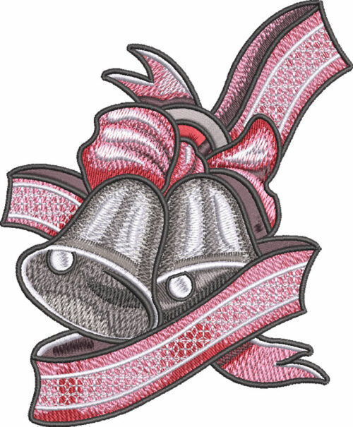 Wedding Bell embroidery design