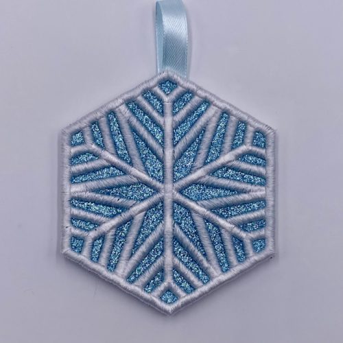 Puff Stuff Ornament Snowflake 1A