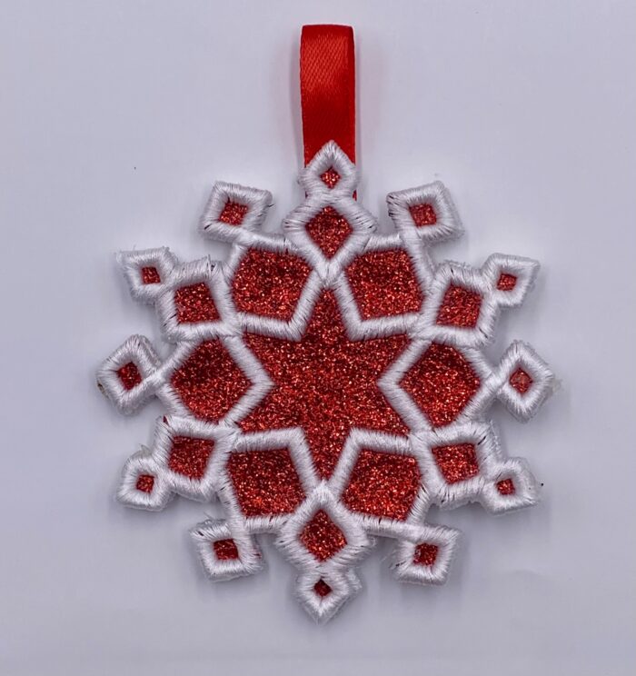Puff Stuff Ornament Snowflake 6A