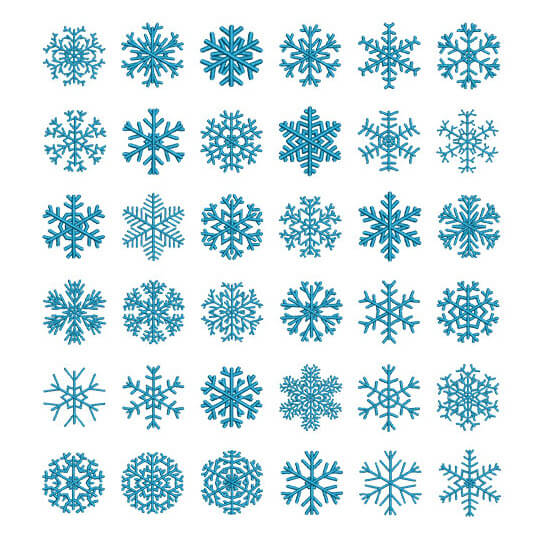 Snowflake ESA Hatch glyph
