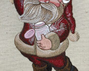 Santa Star embroidery design