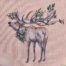 Premium elk embroidery design