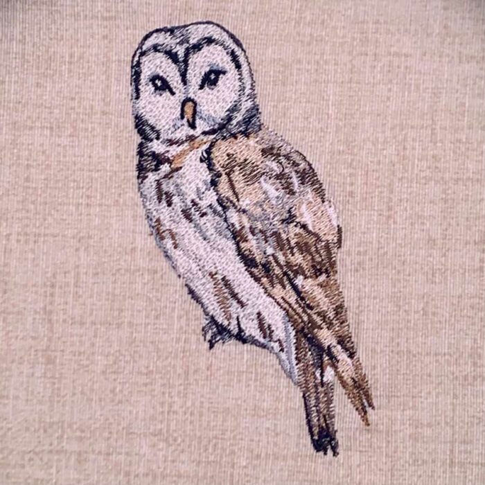 owl embroidery design