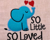 So little so loved applique embroidery design