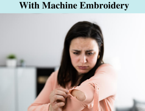 Fixing Holes In Clothing & Garments With Machine Embroidery
