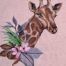 African Animals Giraffe embroidery design