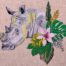 African Animals Rhino embroidery design