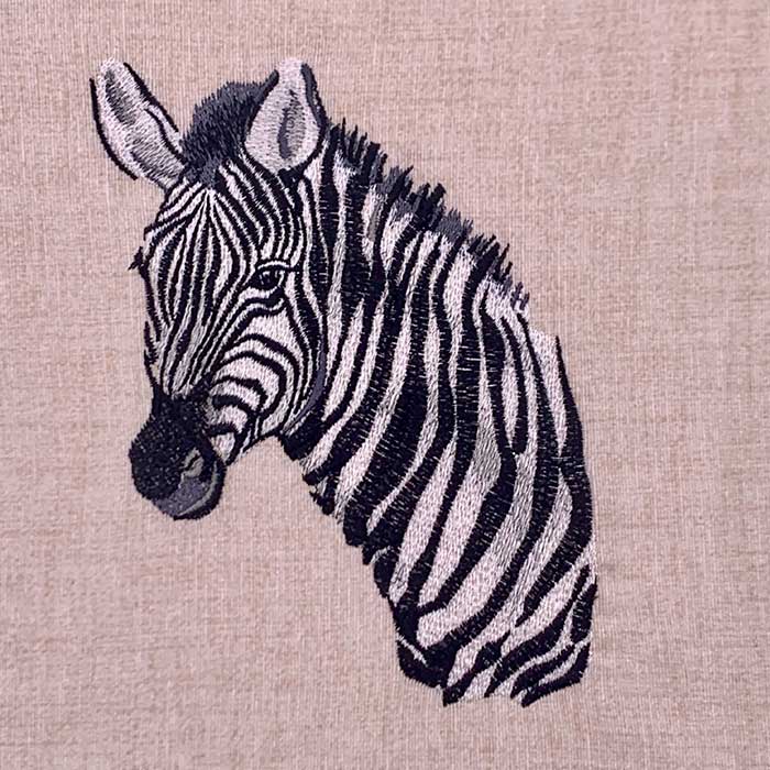 Embroidery Design: African Animals Zebra 3 sizes