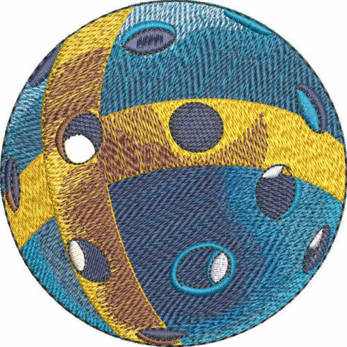 Swedish Pickleball embroidery design