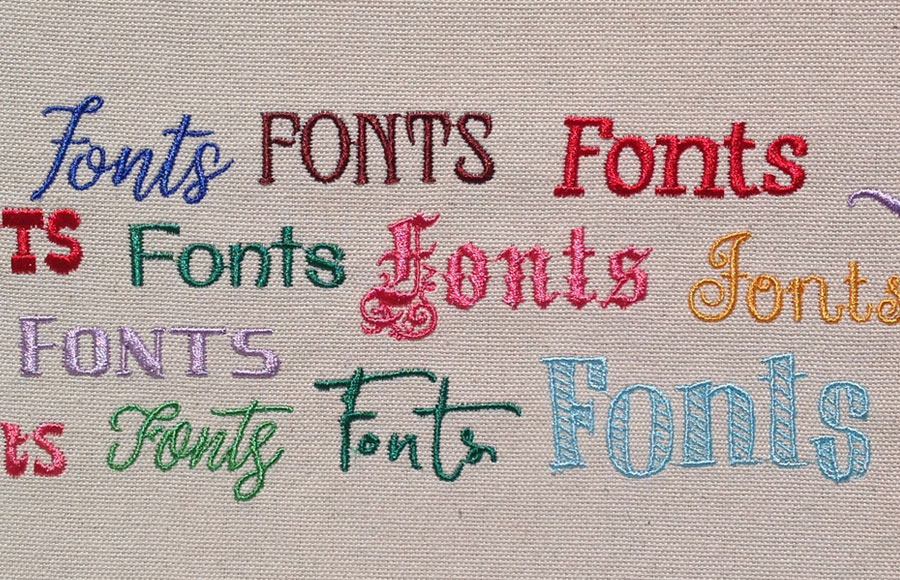 Machine Embroidery Fonts Guide