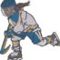 Youth Hockey Girl embroidery design