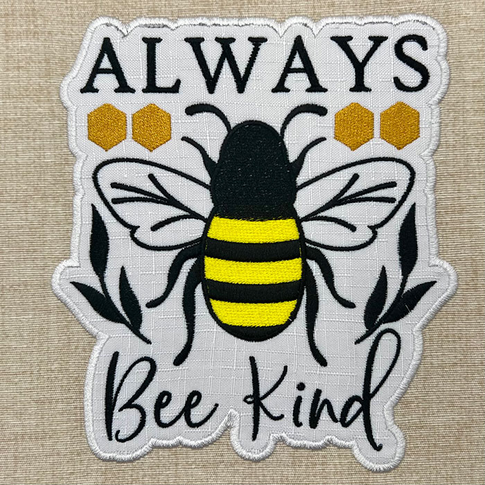 always bee kind embroidery design