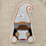 gnome with honey pot embroidery design