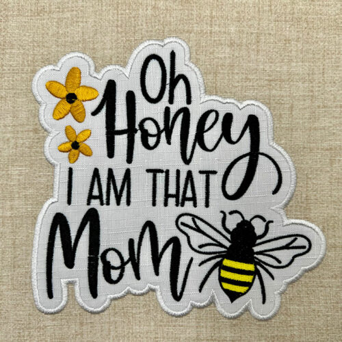 oh honey embroidery design
