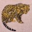 leopard embroidery design