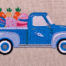 Easter Truck Embroidery Design