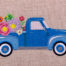 Easter Truck embroidery design