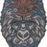 gorilla embroidery design