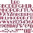 Leo Bx Embroidery Font