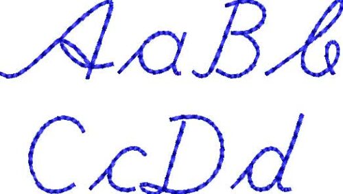 Line Hand Writing ESA font
