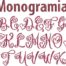 Monogramia BX embroidery font