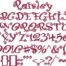 Paisley BX embroidery font