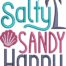 Salty Sandy Happy embroidery design